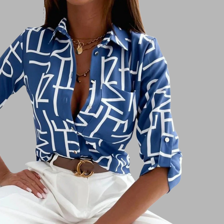 DELACROIX | Blouse Élégante avec Col Emmy
