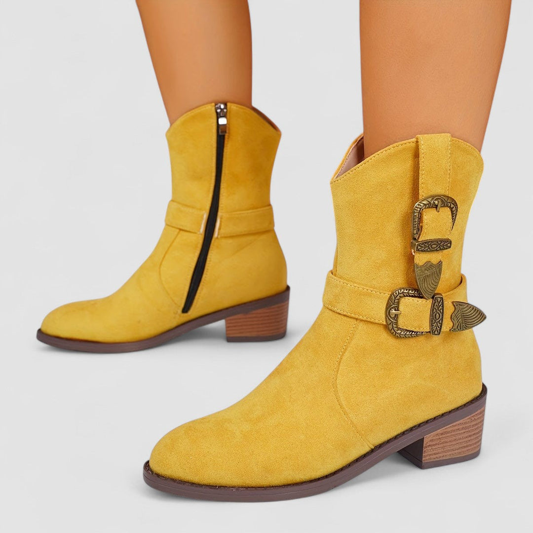 DELACROIX | Bottes Western Orthopédiques Rosa