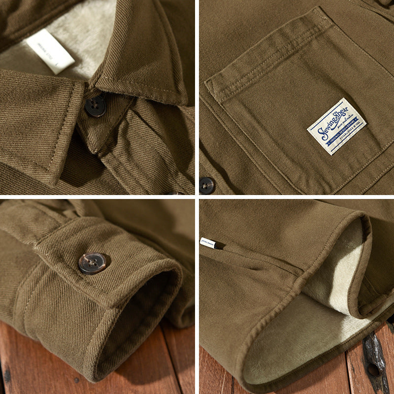 DELACROIX | CHEMISE CARGO EN POLAIRE POUR HOMME