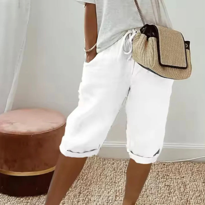 DEALCROIX | Shorts Capri à Cordon Camille