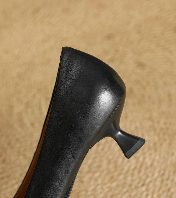 DELACROIX | Escarpins Pointus en Cuir Charlotte