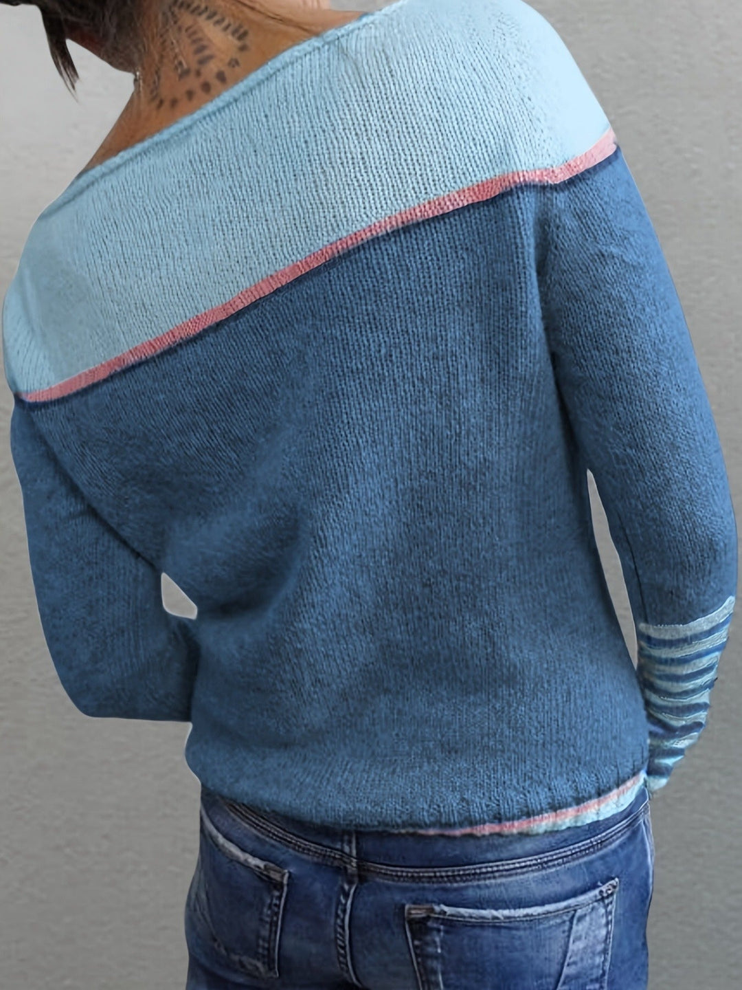 DELACROIX | Pull Col Bateau Rayé Aveline