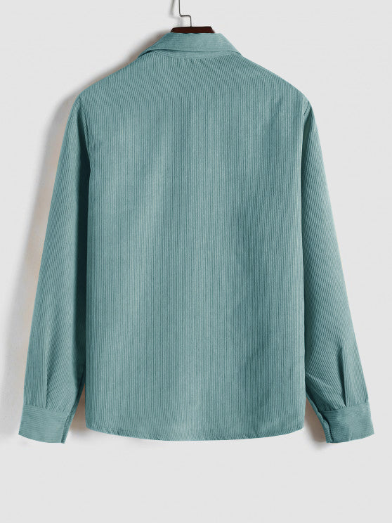 DELACROIX | CHEMISE MANCHES LONGUES DEMI-BOUTONS POUR HOMME