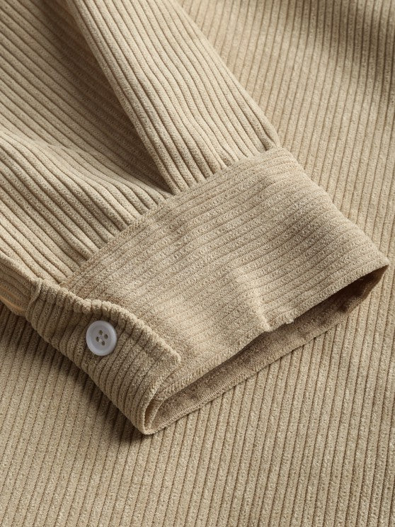 DELACROIX | CHEMISE MANCHES LONGUES DEMI-BOUTONS POUR HOMME