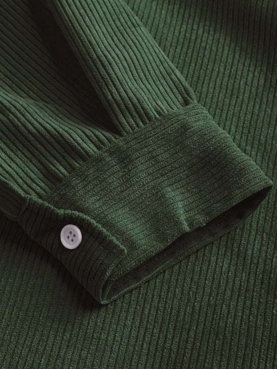 DELACROIX | CHEMISE MANCHES LONGUES DEMI-BOUTONS POUR HOMME