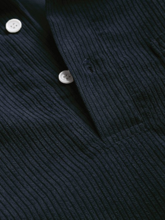 DELACROIX | CHEMISE MANCHES LONGUES DEMI-BOUTONS POUR HOMME