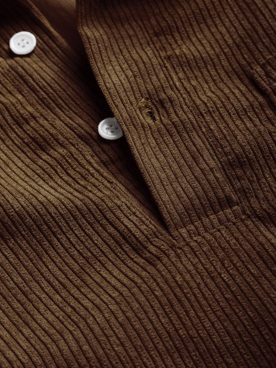 DELACROIX | CHEMISE MANCHES LONGUES DEMI-BOUTONS POUR HOMME