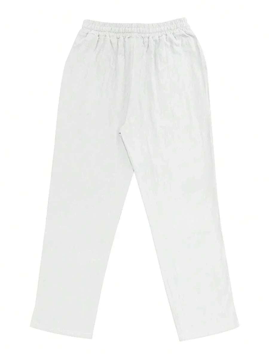 DELACROIX | PANTALON LÉGER EN LIN AVEC CORDON