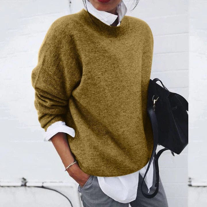 DELACROIX | Pull Col Montant Maille Fine Nicole