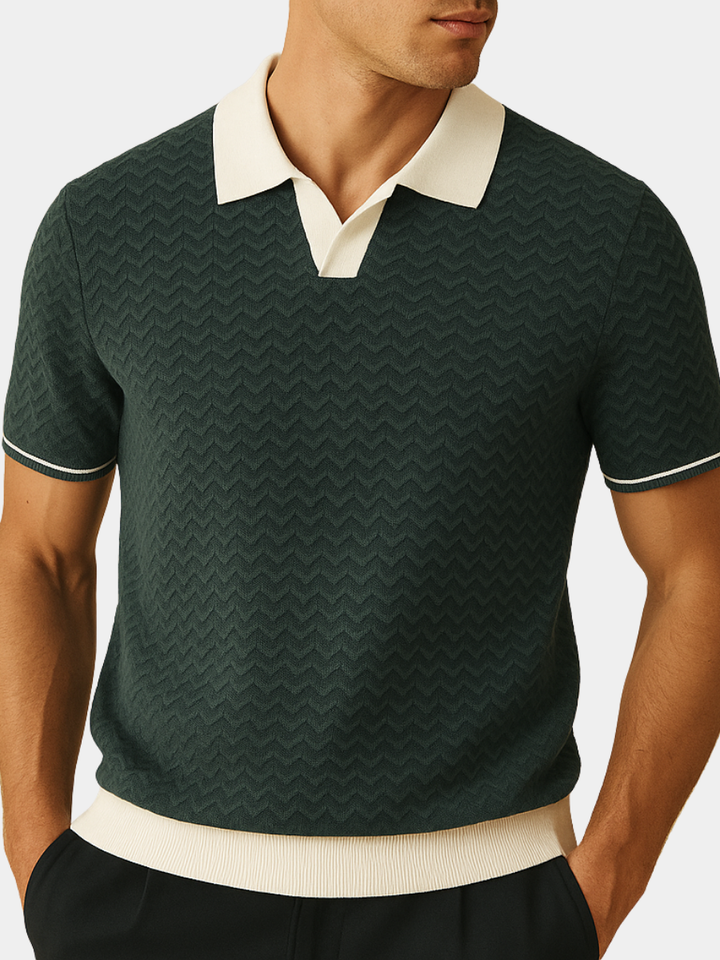 DELACROIX | POLO SHIRT EN TISSU RICCIO DE