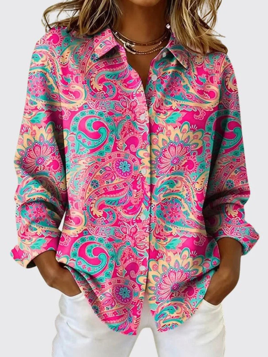 DELACROIX | Chemise Fluide à Imprimé Paisley Manon