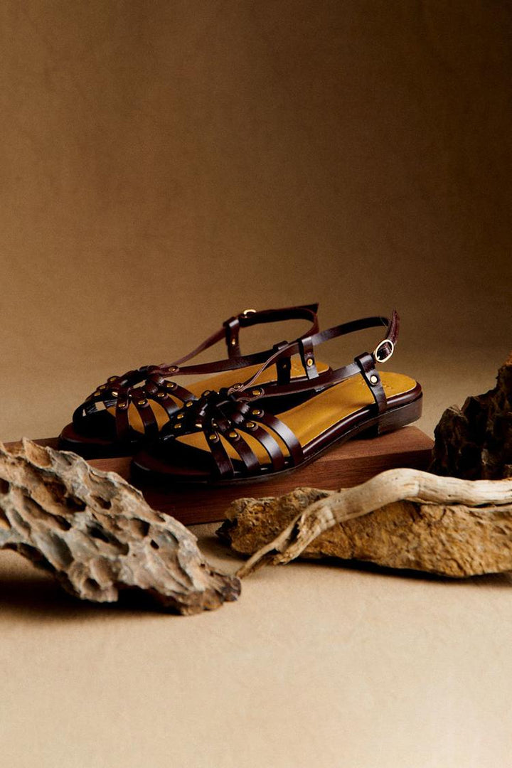 DELACROIX | Sandales Artisanales Détail Rond Sophie