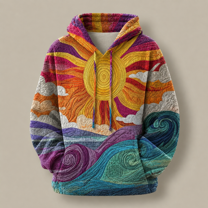 DELACROIX | Sweat à Capuche Soleil Marin Margot