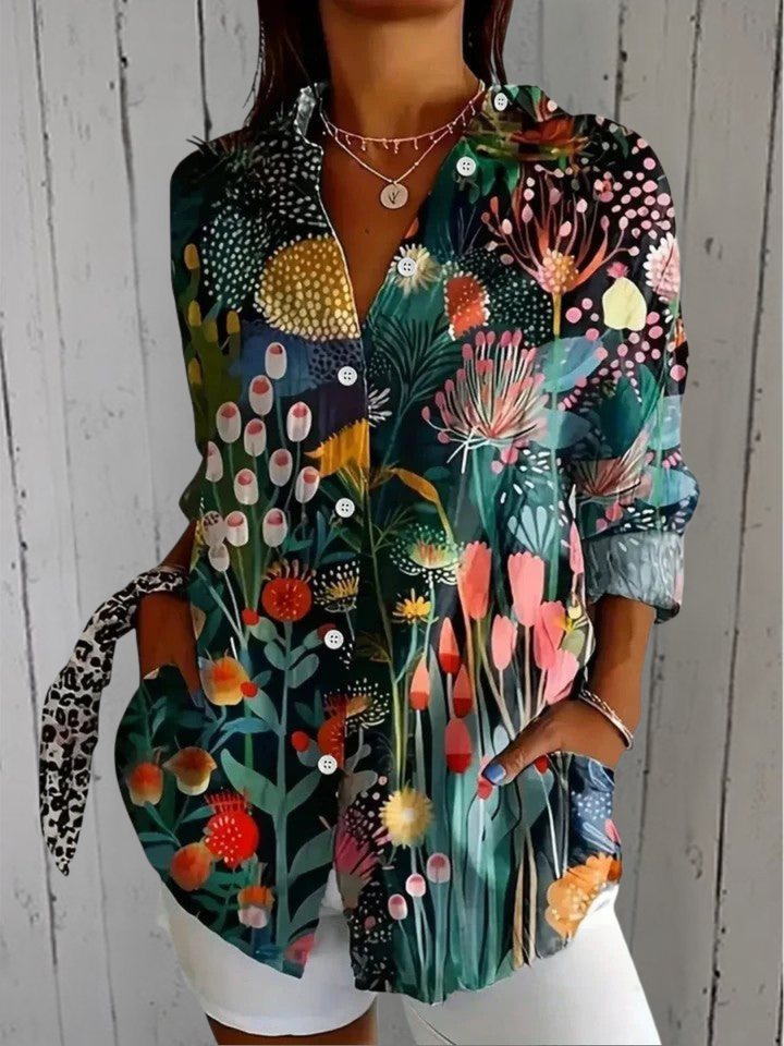 DELACROIX | Blouse Estivale Colorée Claire