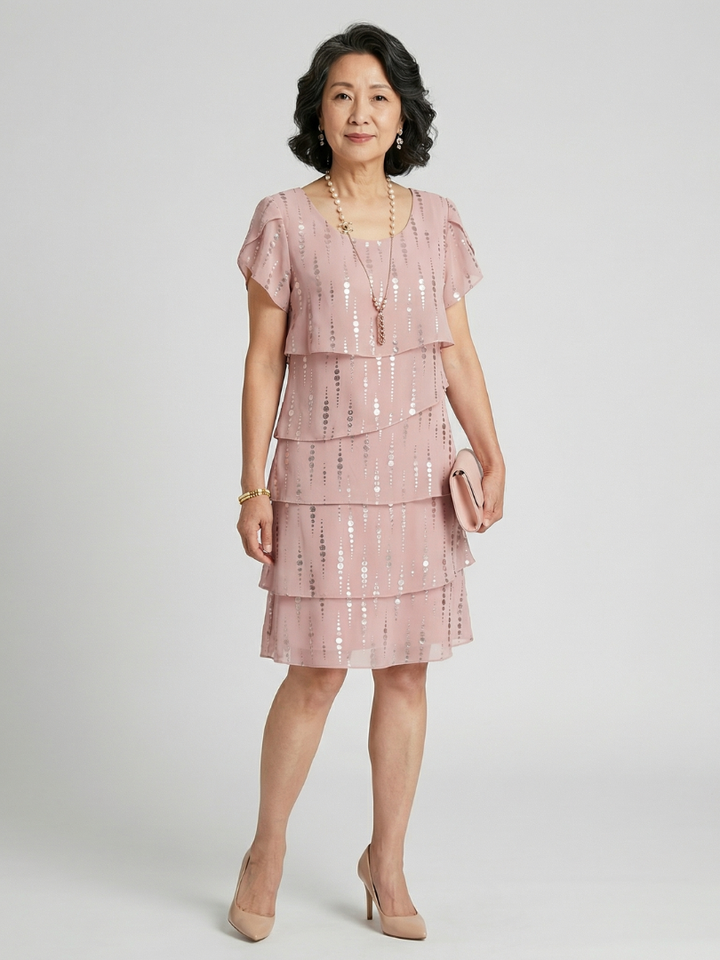 DELACROIX | Robe longueur genou à pois Makena