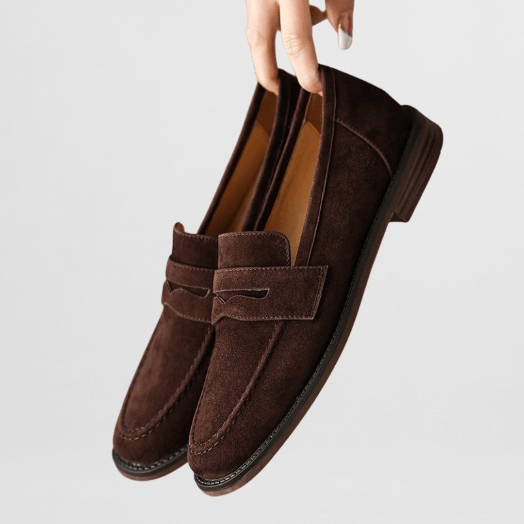 DELACROIX | Mocassins Daim Rétro Élise