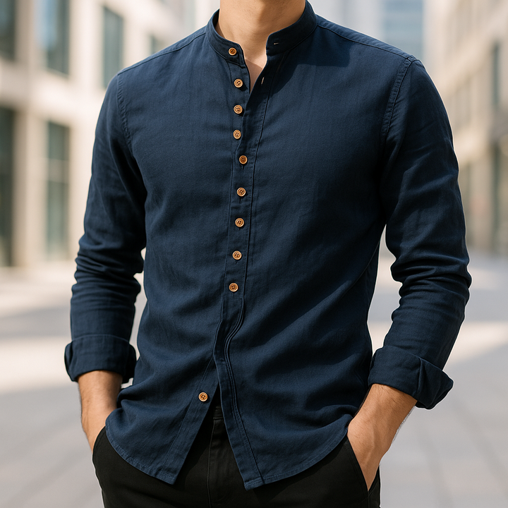 DELACROIX | CHEMISE EN LIN ET COTON POUR HOMME