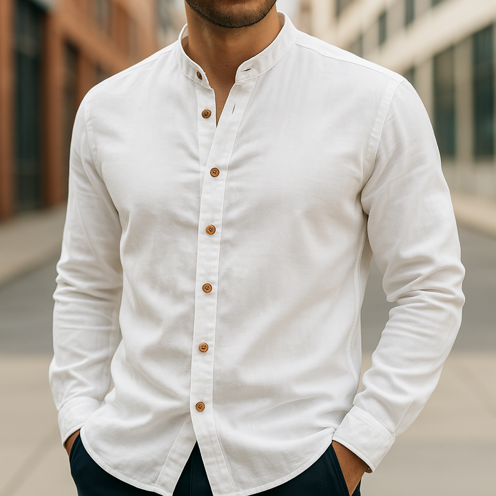 DELACROIX | CHEMISE EN LIN ET COTON POUR HOMME