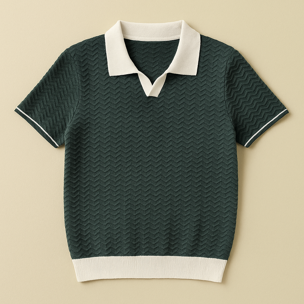 DELACROIX | POLO SHIRT EN TISSU RICCIO DE