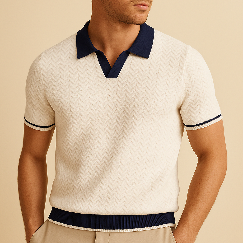 DELACROIX | POLO SHIRT EN TISSU RICCIO DE