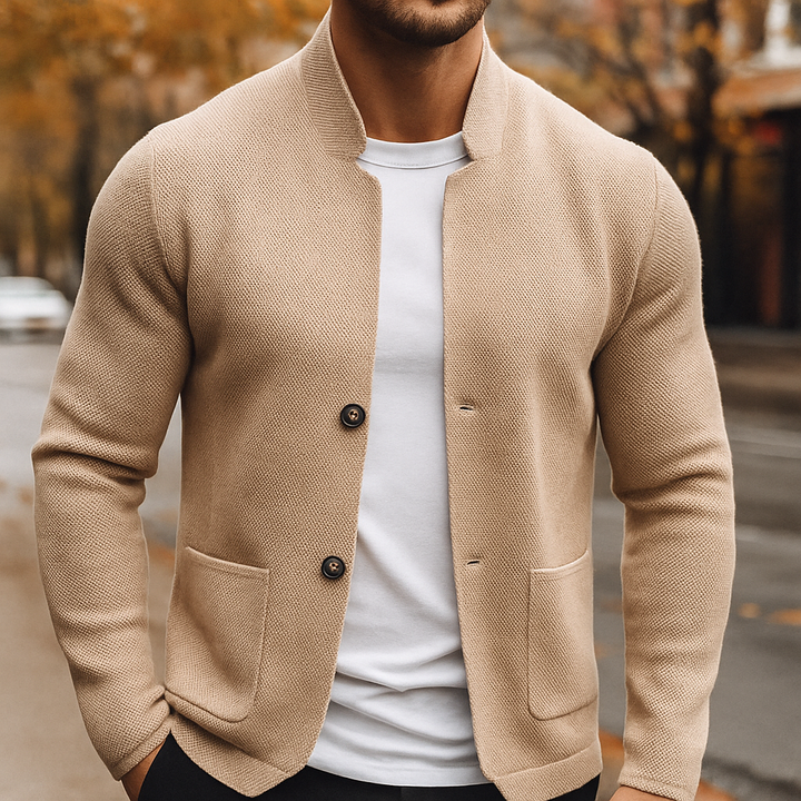 DELACROIX | CARDIGAN EN LAINE TRICOTÉE POUR HOMME