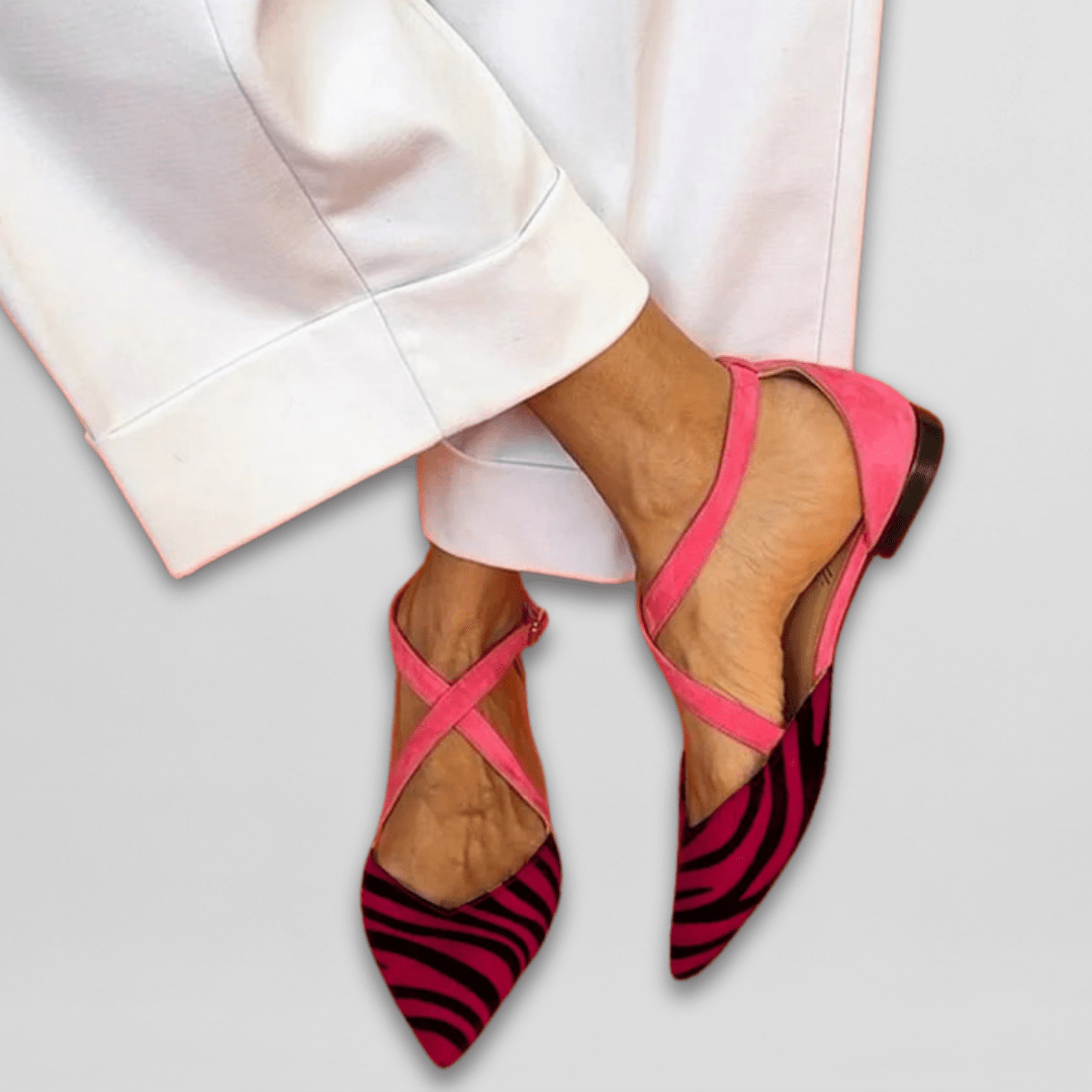 DELACROIX | Ballerines à Brides Croisées Monique