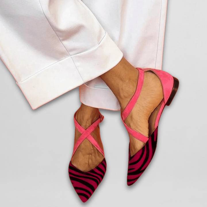 DELACROIX | Ballerines à Brides Croisées Monique