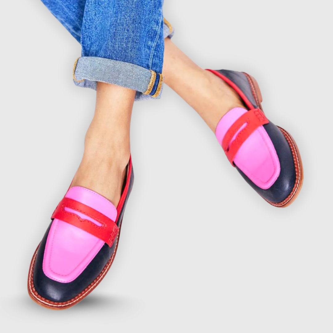 DELACROIX | Mocassins Bicolores Modernes Nicole