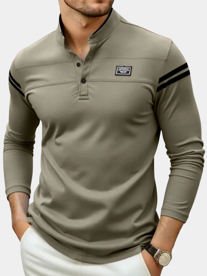 DELACROIX | T-SHIRT À MANCHES LONGUES MODERNE POUR HOMME