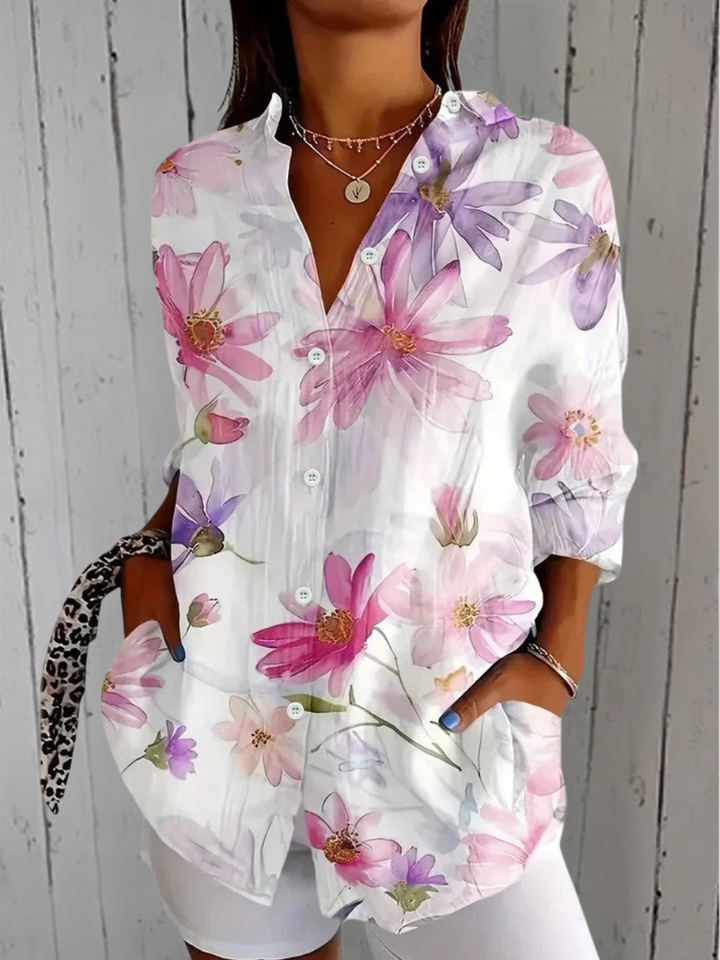 DELACROIX | Blouse Estivale Colorée Claire