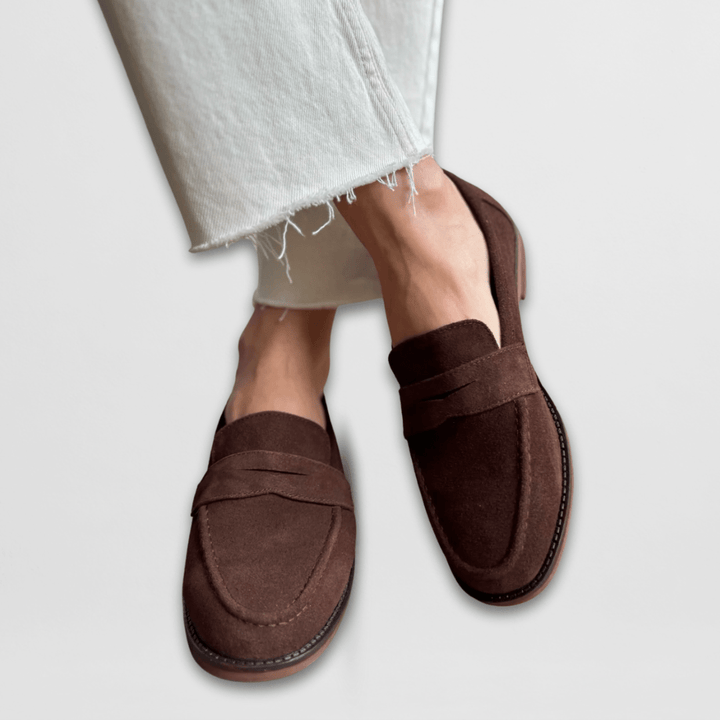DELACROIX | Mocassins Daim Rétro Élise