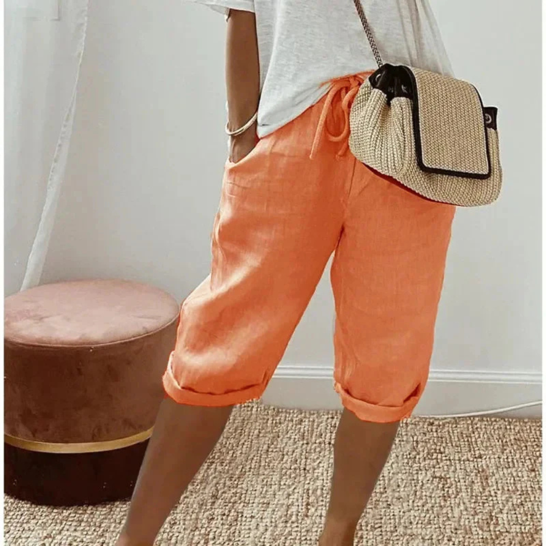 DEALCROIX | Shorts Capri à Cordon Camille