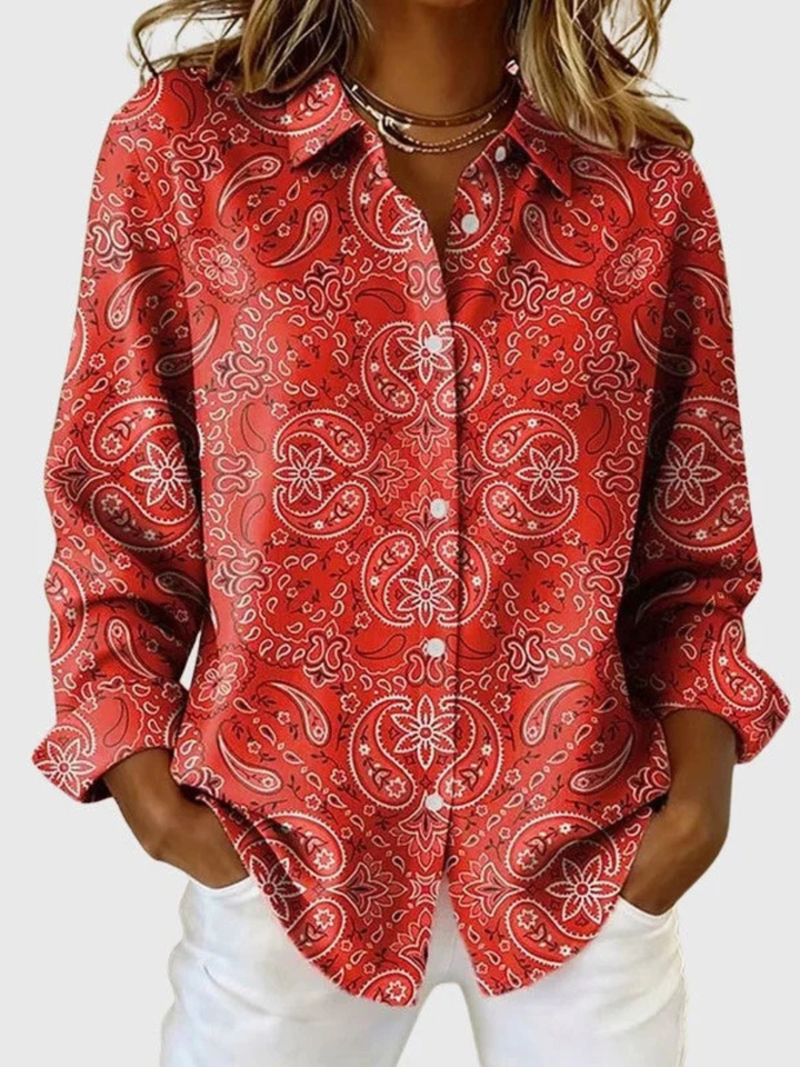DELACROIX | Chemise Fluide à Imprimé Paisley Manon