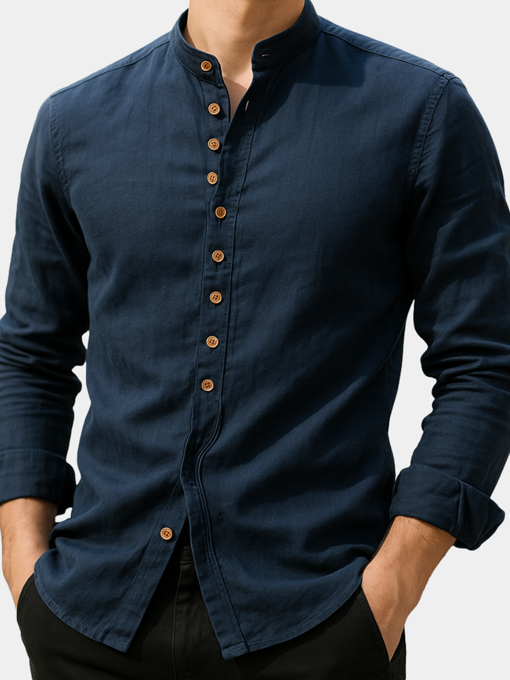 DELACROIX | CHEMISE EN LIN ET COTON POUR HOMME