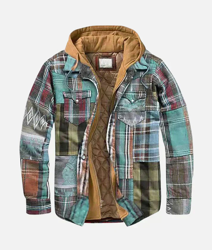 DELACROIX | VESTE VINTAGE DE LUXE AVEC FERMETURE ÉCLAIR