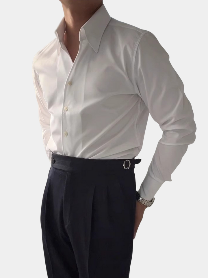 DELACROIX | CHEMISE ATHLÉTIQUE ITALIENNE POUR HOMME EN BAMBOU