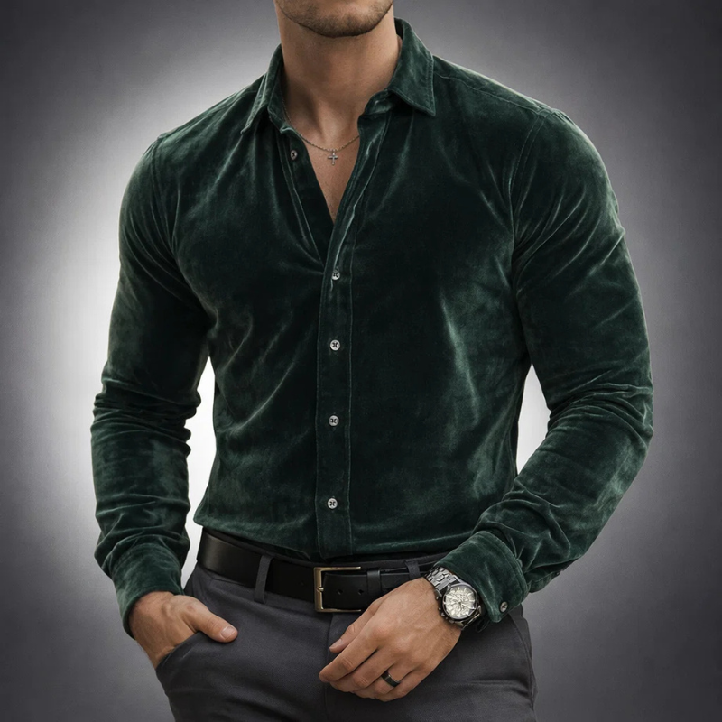 DELACROIX | CHEMISE EN VELOURS POUR HOMME