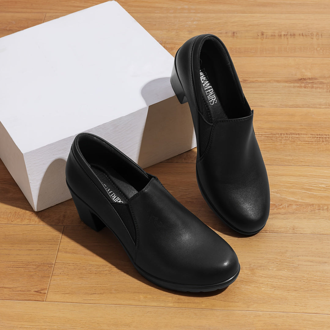 DELACROIX | Mocassins à Talon Bloc Confort Margot