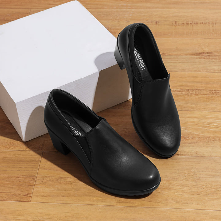 DELACROIX | Mocassins à Talon Bloc Confort Margot