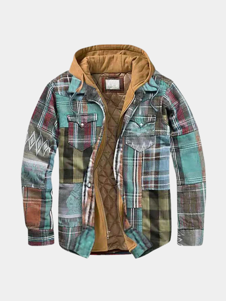 DELACROIX | VESTE VINTAGE DE LUXE AVEC FERMETURE ÉCLAIR