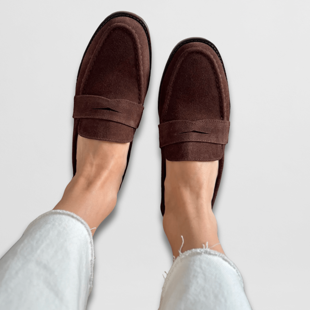 DELACROIX | Mocassins Daim Rétro Élise