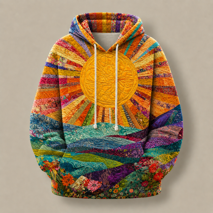 DELACROIX | Sweat à Capuche Soleil Fleuri Sandrine