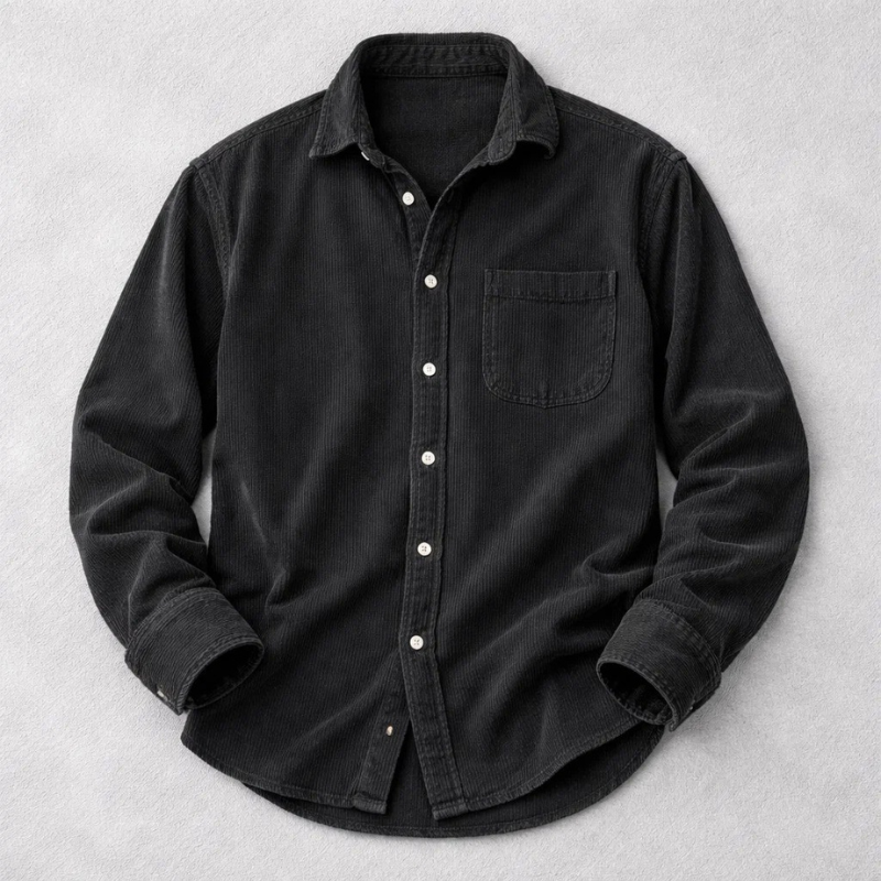 DELACROIX | CHEMISE CLASSIQUE EN VELOURS CÔTELÉ POUR HOMME