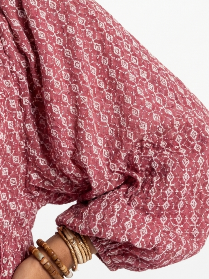 DELACROIX | Robe Midi à Imprimé Géométrique Arlette