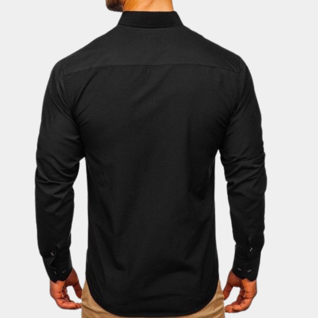 DELACROIX | CHEMISE CLASSIQUE POUR HOMME À MANCHES LONGUES