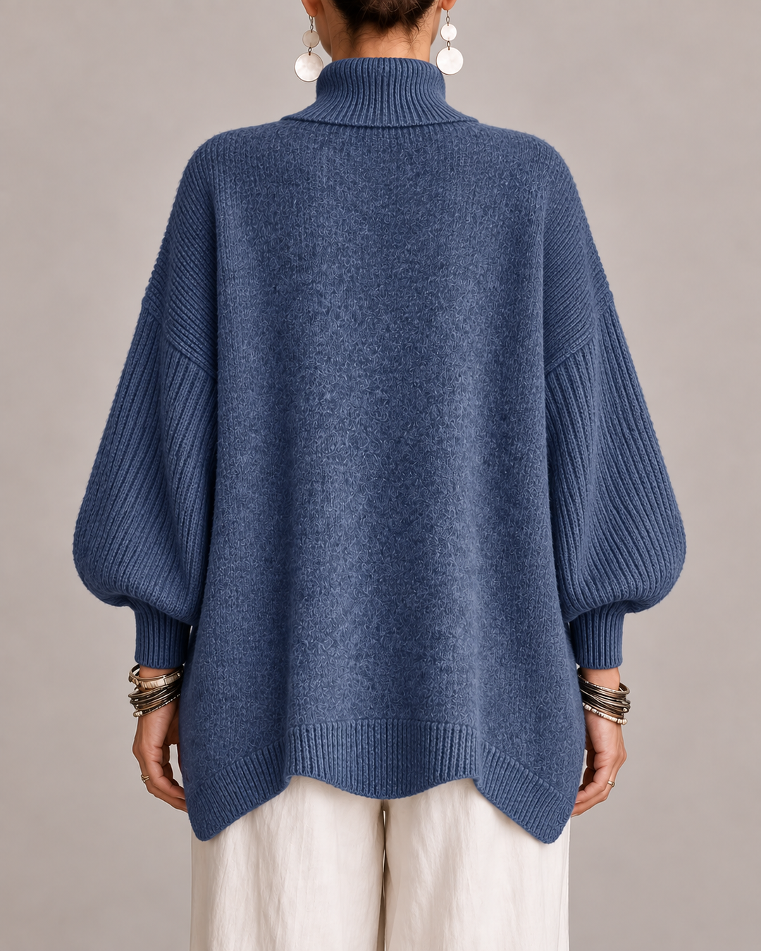 DELACROIX | Pull Col Roulé Oversize Pauline