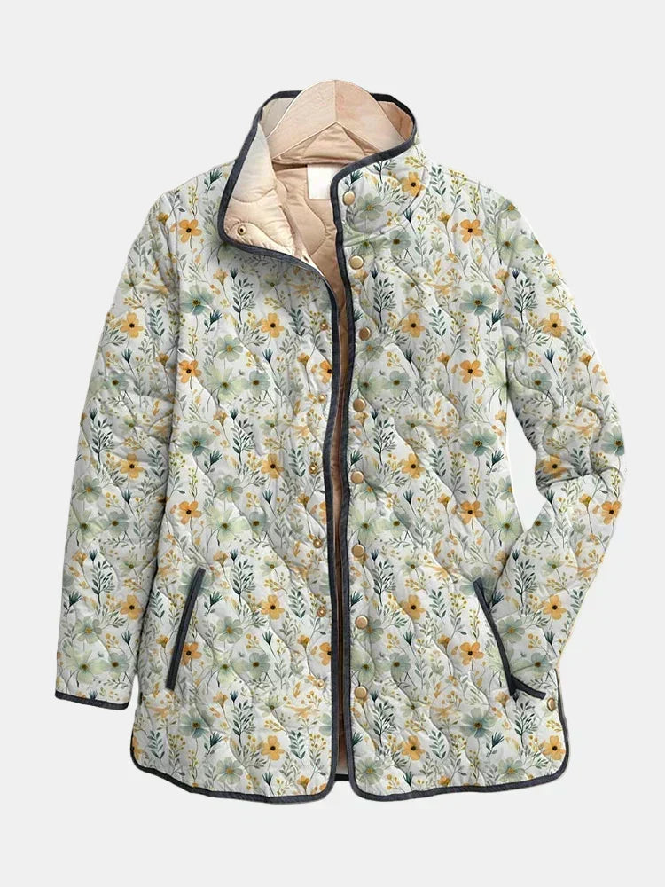 DELACROIX Veste Matelassée Crème Champêtre