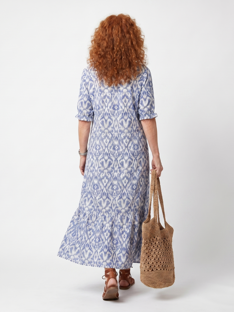 DELACROIX | Robe Midi Fluide Imprimée Nicole