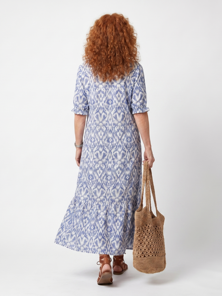 DELACROIX | Robe Midi Fluide Imprimée Nicole