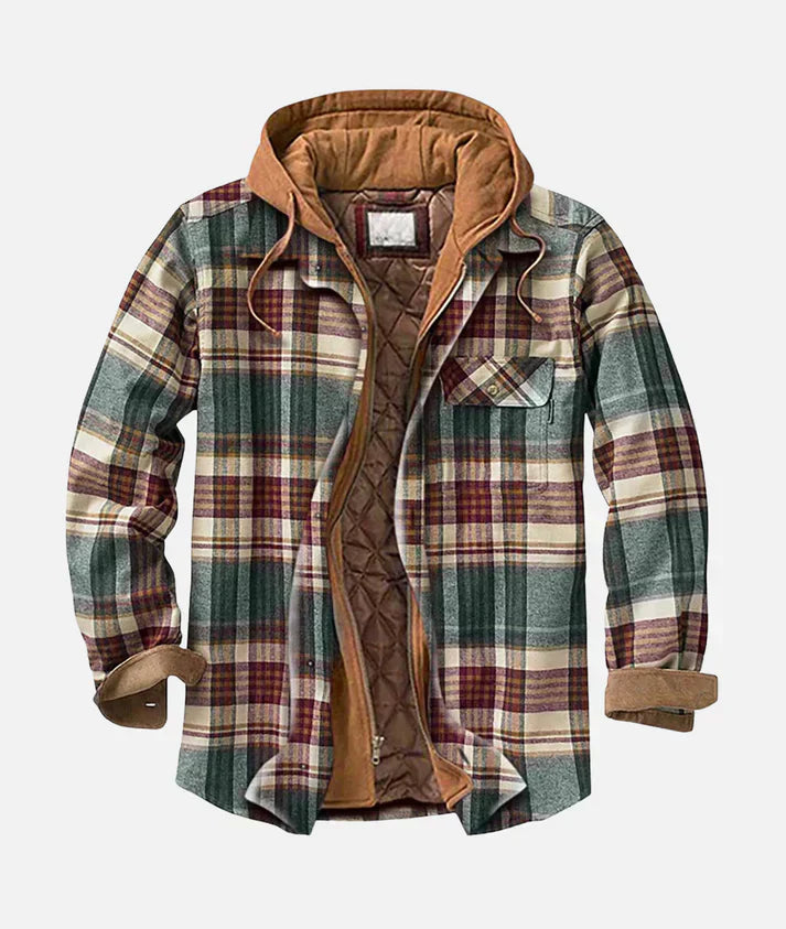 DELACROIX | VESTE VINTAGE DE LUXE AVEC FERMETURE ÉCLAIR